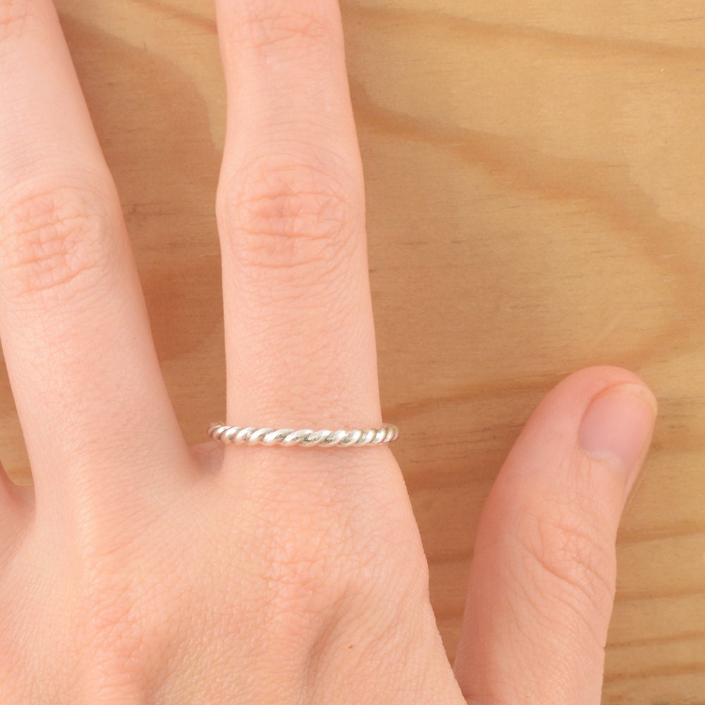 Trinket Ring the First, Handmade Sterling Silver