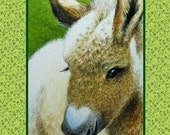 Valentines Day Card from Donkey Art by Melody Lea Lamb