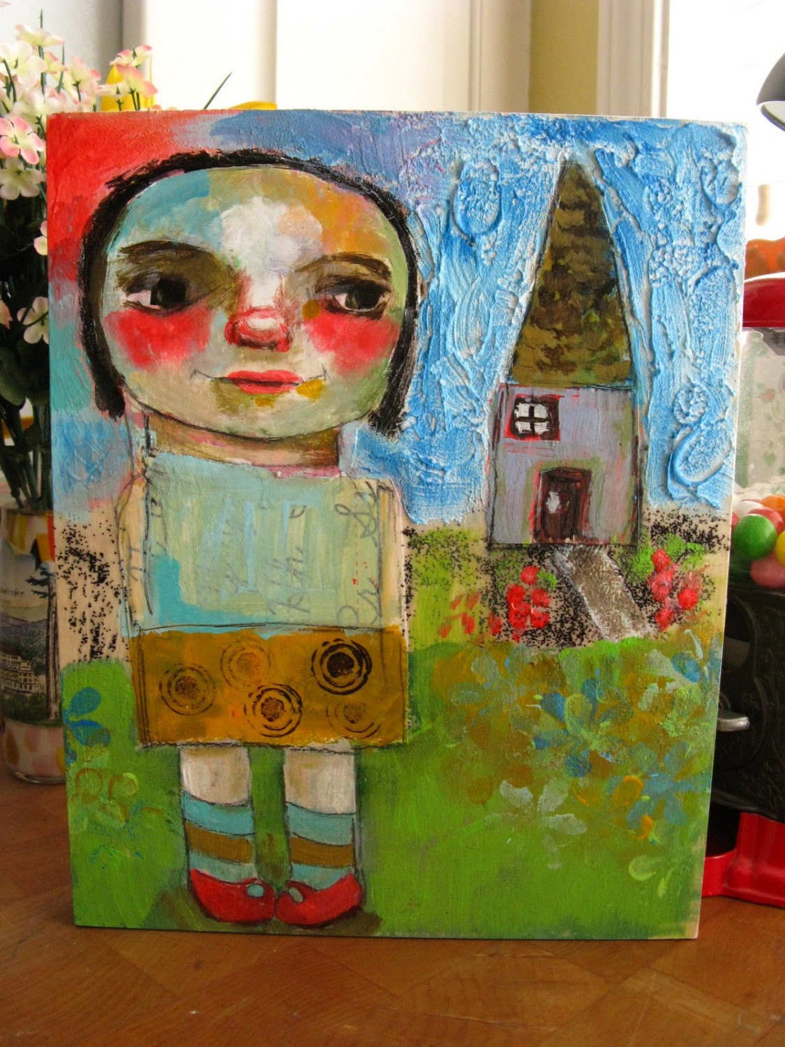 Homes Meadow....... original on wood