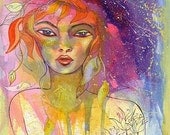 siren, ceramic art tile