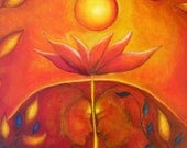 compassion, ceramic art tile