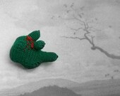 Green mutant brooch