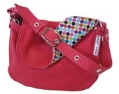 Leather Buckle Strap "Delicious" Bag