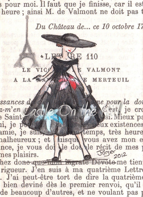 Paris, 1953 - A Bold Print For Springtime - Open Edition ACEO Print