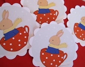 6 Stickers - Happiness is a Cup of Tea