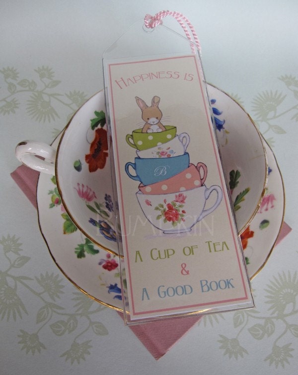 Bookmark - Happiness is A Cup of Tea and A Good Book