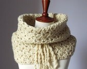 Giant Crochet  Cowl  - Cream - Silvia66