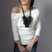 Giant Crochet Balls Necklace - Blue Aviator - Handmade - 100x100 Merino Wool