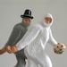 Wedding Cake Toppers - Large Bigfoot Couple