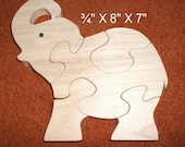 Elephant Calf - Childrens Wood Puzzle Game - New Toy - Hand-Made - Child-Safe