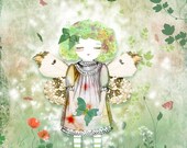 Lady Butterfly of the hope - print