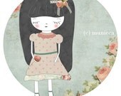 Cute sad girl