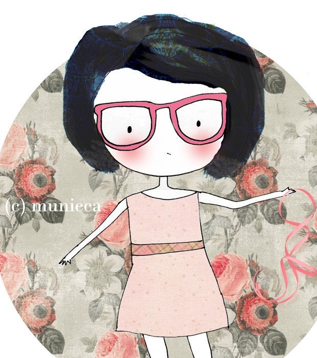 Cute Nerd - 5x7 print