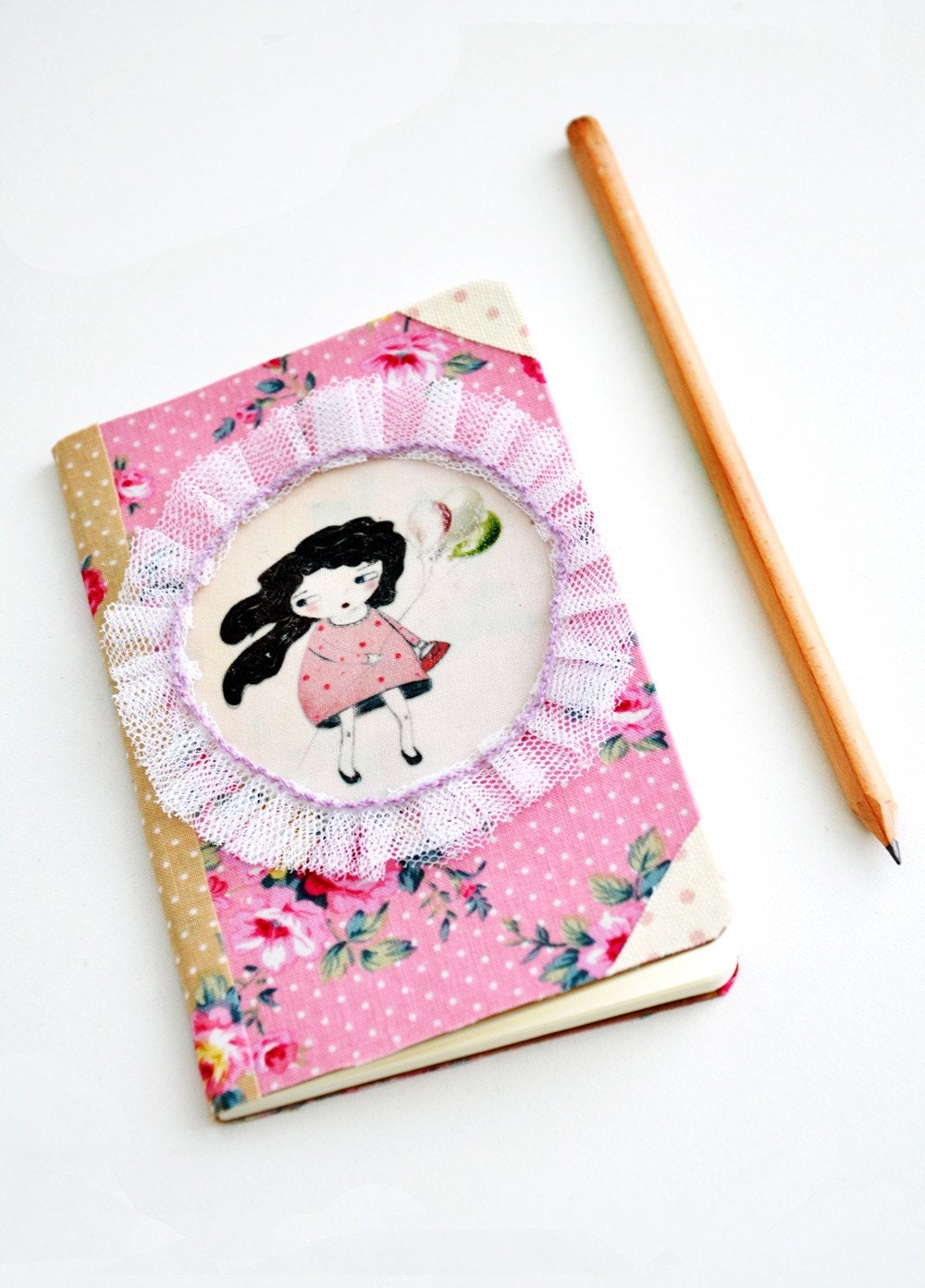 SALE - Ballon flying moleskine cahier
