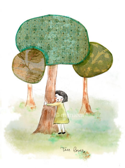 Tree Lover  - 5x7 print