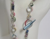 Needle chain link necklace - 21"