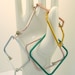 Square bangle bracelets