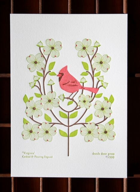 virginia (from birds and blooms of the 50 states)