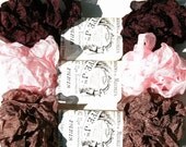 Hand Crinkled seam Binding Fifteen yds Light Pink Eggplant  Emmies Paris Apartment