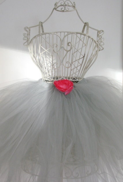 SALE Light Silver Ballet Length Tutu for Dress up COSTUME or BALLET or Photo Session Il_170x135