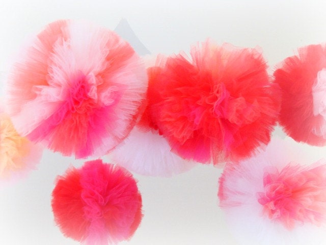 Pink on Pink Party Puff Party Pack In Pink, Red and Corals by Whimsy Wendy