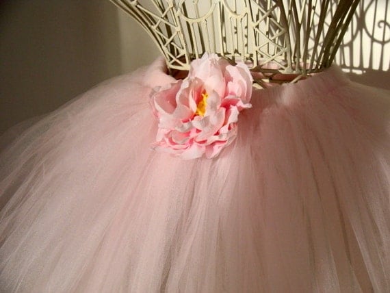 Whisper Pink Ballet Length Tutu for Dress up COSTUME or BALLET or Photo Session Il_570xn