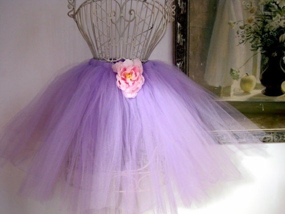 Lilac Ballet Length Tutu for Dress up COSTUME or BALLET or Photo Session Il_570xn