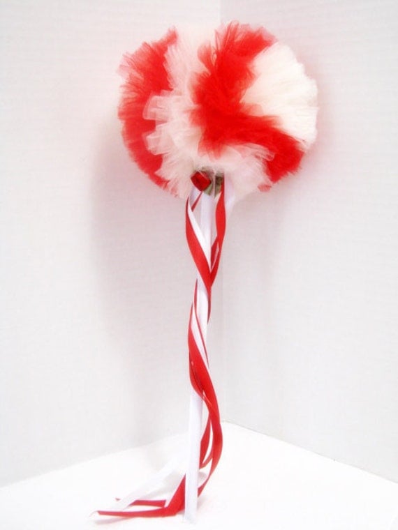Magic Ruby Red and Whisper White Whimsy Wishing Wand Il_570xn