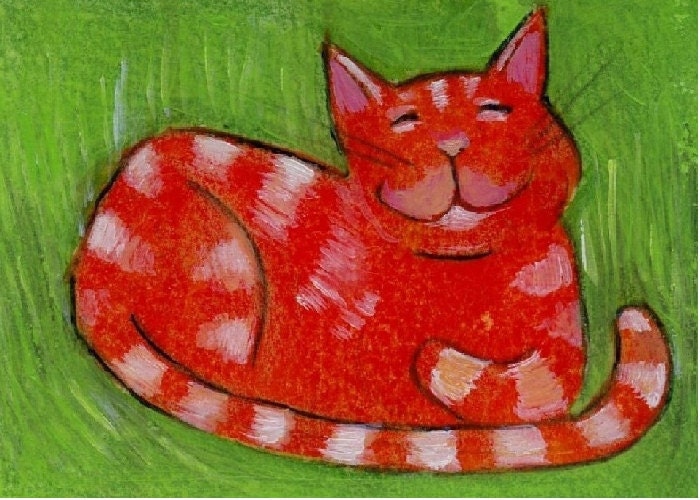 Spring at last  aceo art card
