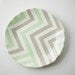 Grey & Mint Zag Dish
