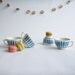 Blue Teacups for 4 - French Vintage