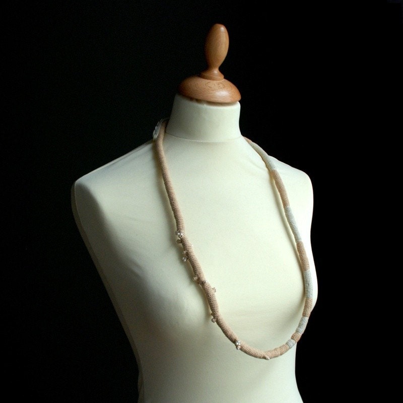 long necklace, choker or bracelet