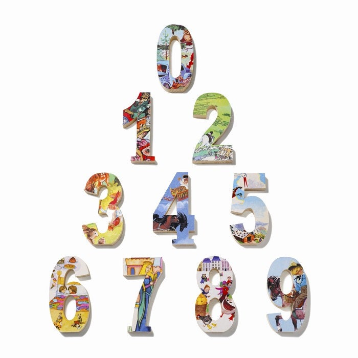 Childrens Vintage Book Numbers