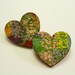 Floral heart brooch