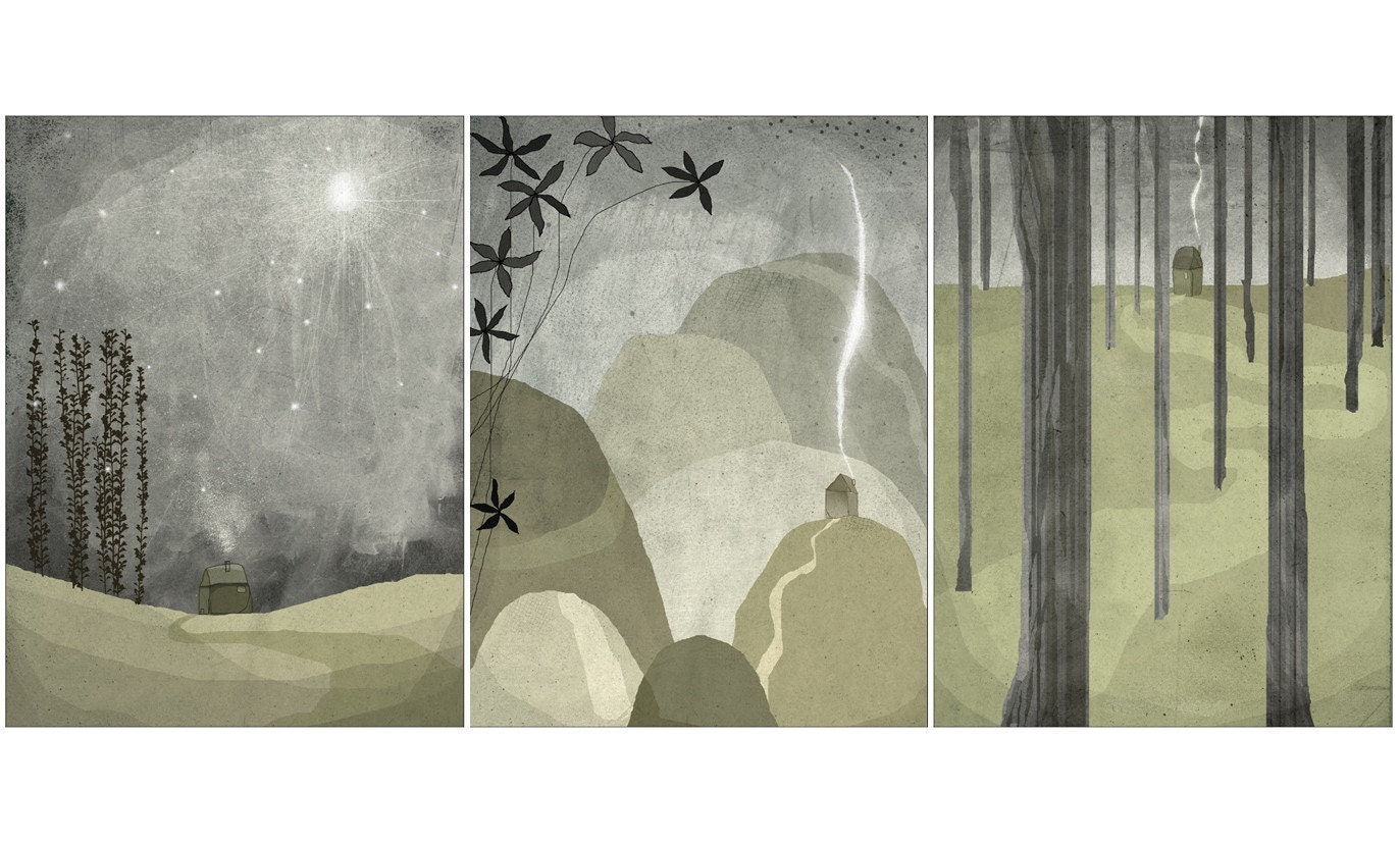 Nuit - Set of 3 prints