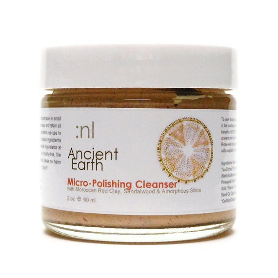 Organic Refining Micro Cleanser, Skin Smoothing Facial Polish. Face Scrub. Instills a deeply cleansed, renewed, radiant glow. VEGAN