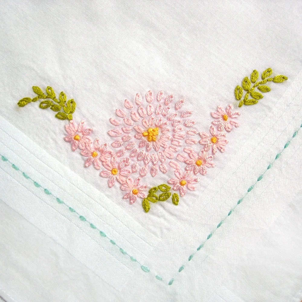 dainty as a flower - hanky