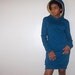 flyTie reversible knit hoodie dress for custom order