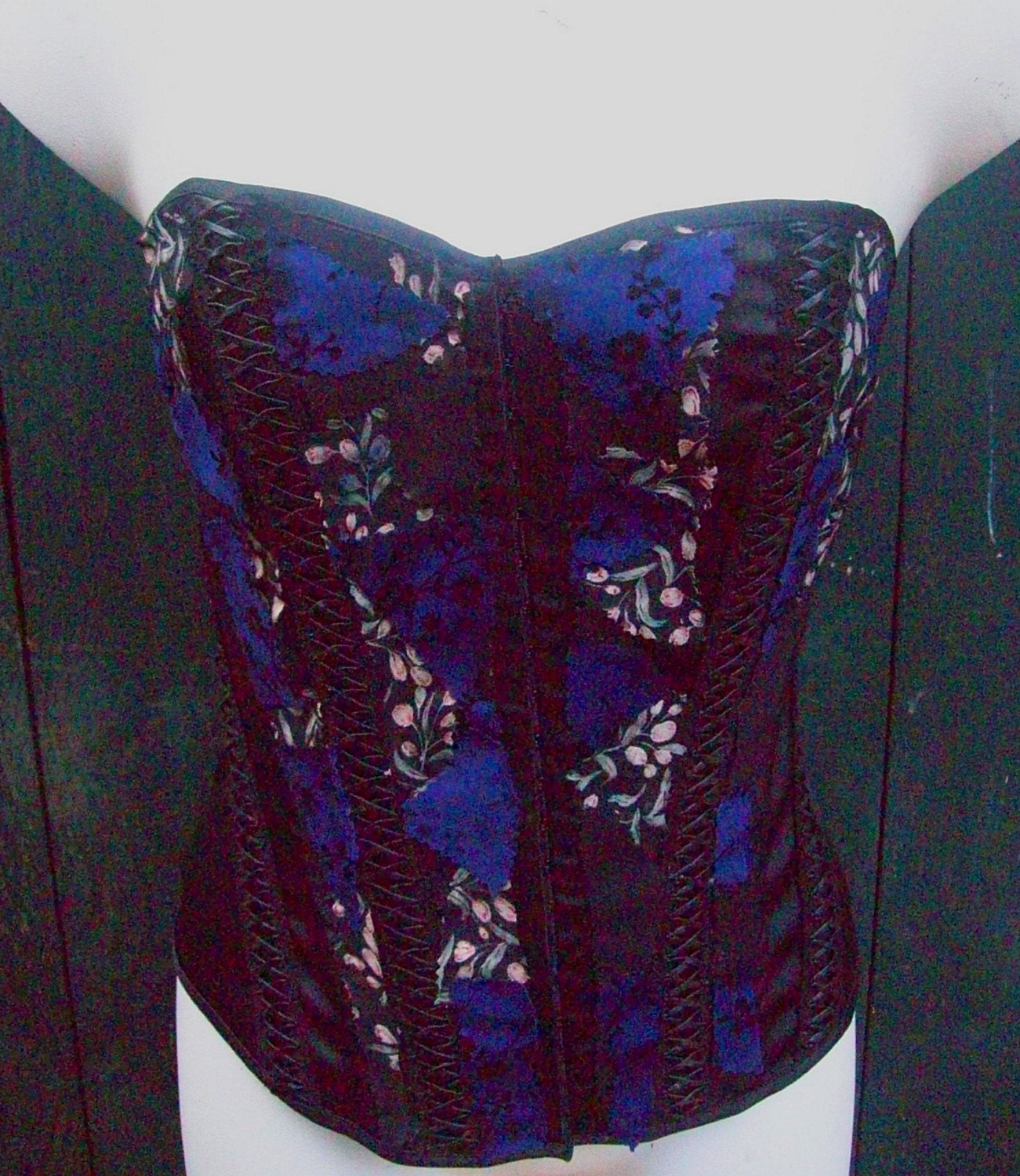 Patchwork Ragdoll Victorian Steampunk Corset Top