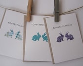 Congratulations Mini Card set of 3