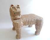 1970s Modernist Mexican Cat Footstool