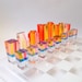 Modernist Lucite Chess Set Vasa Hollis Jones