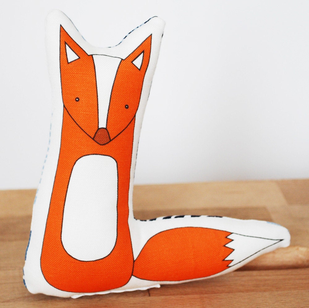 mini printed fox