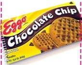 CHOCOLATE CHIP WAFFLES Original Recycled Notebook / Upcycled Journal - Spiral Bound and Eco Friendly - Mmm