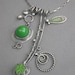 grass green double pendant