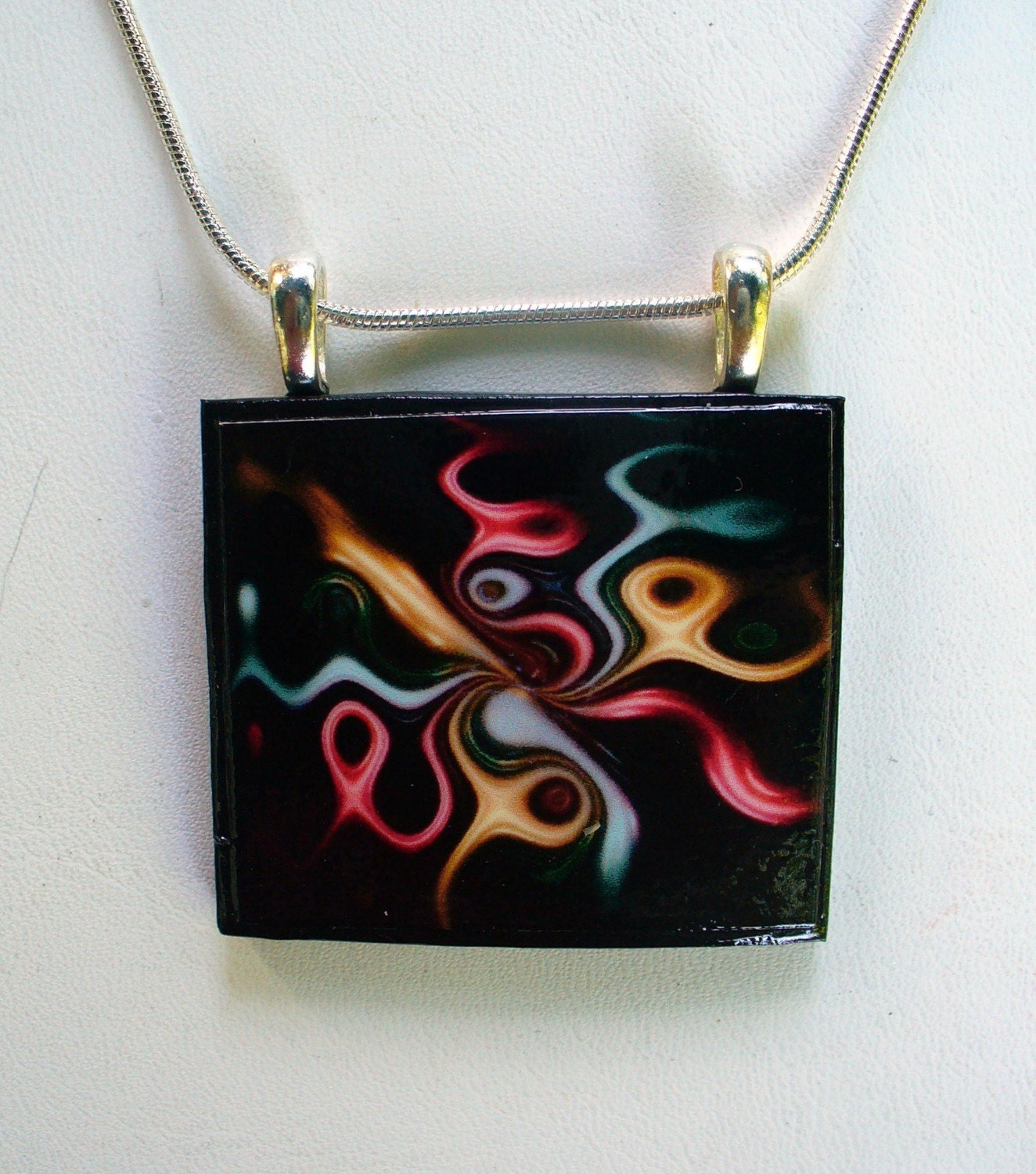 PICASSO ROSE WEARABLE ART PENDANT