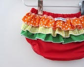 chidrens clothing - Skittles  -  ruffle bloomers - baby - toddler - girl - rae gun -