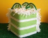 Key Lime Cake or Lemon Tissue Box Cozy - Made To Order