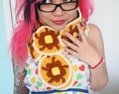 Stack o' Pancakes Scarf - Made to Order