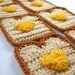 Toast Scarf with Butter Hearts - Ready to Ship